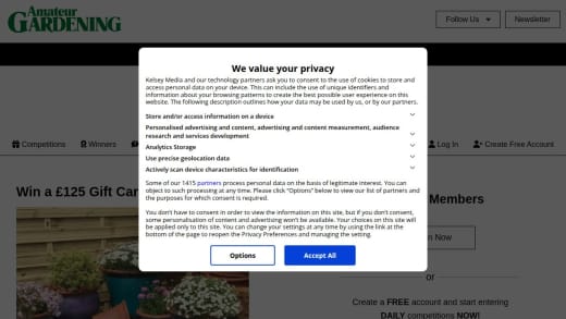 British Flowerpots Gift Card