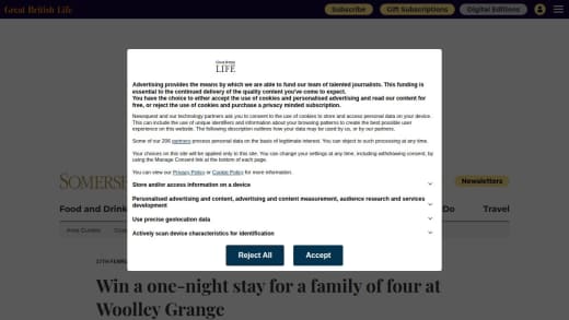 One-Night Family Stay at Woolley Grange with Meals and Spa Treatment