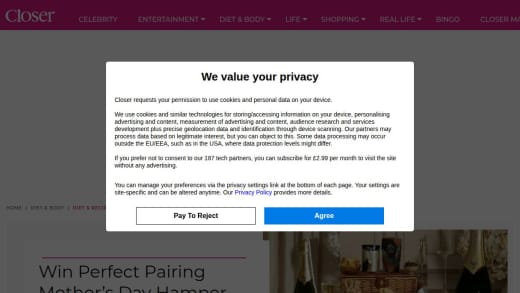 Perfect Pairing Champagne and Food Hamper