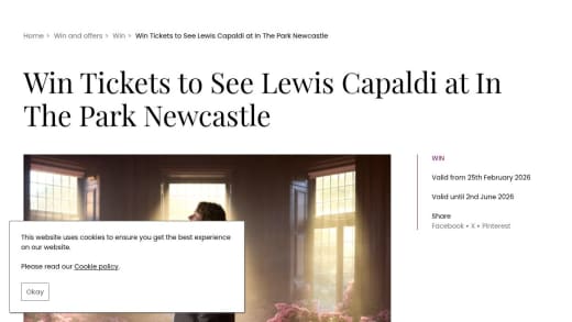 Tickets For Lewis Capaldi Concert