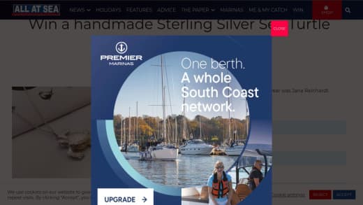 Handmade Sterling Silver Sea Turtle Necklace