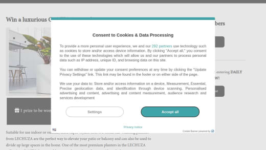 Luxurious Canto Stone Planter