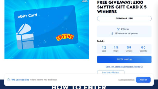Smyths Gift Card