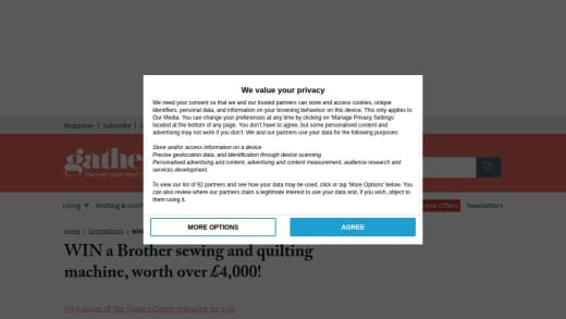 Brother Celeste Innov-is CX1 Sewing And Quilting Machine