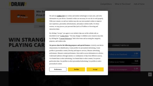 Stranger Things Playing Cards