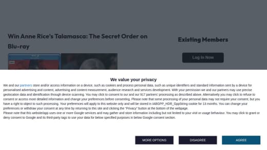 Anne Rice's Talamasca: The Secret Order Blu-ray