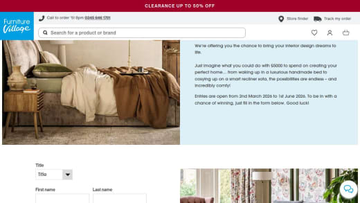 Furniture Village Voucher