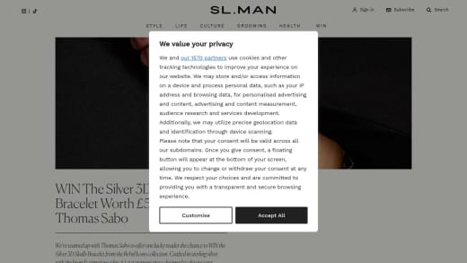 Silver 3D Skulls Unisex Bracelet From Thomas Sabo