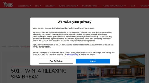 Spa Break for Two at Solent Hotel & Spa