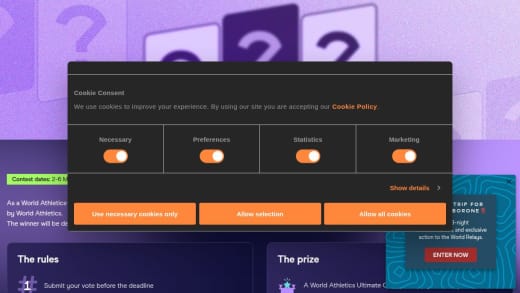 World Athletics Ultimate Championship Goodie Bag