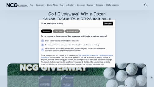 Dozen Srixon Q-Star Golf Balls