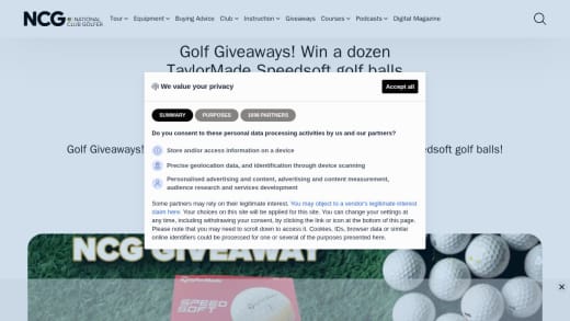 Dozen TaylorMade Speedsoft Golf Balls