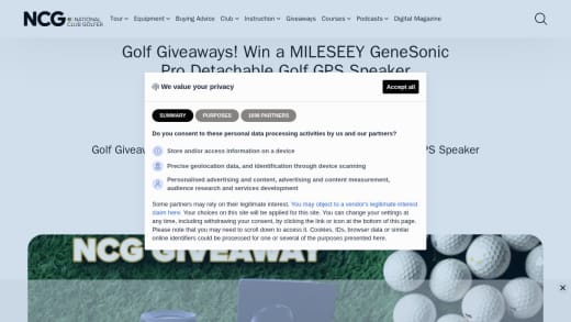 Mileseey Genesonic Pro Detachable Golf GPS Speaker