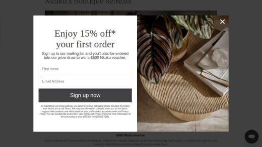 Boutique Retreats and Nkuku Vouchers