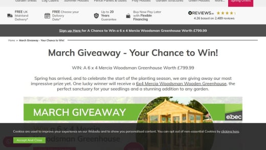 Mercia Woodsman Greenhouse