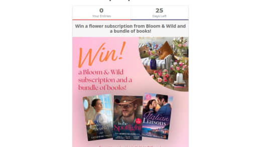Flower Subscription and Book Bundle