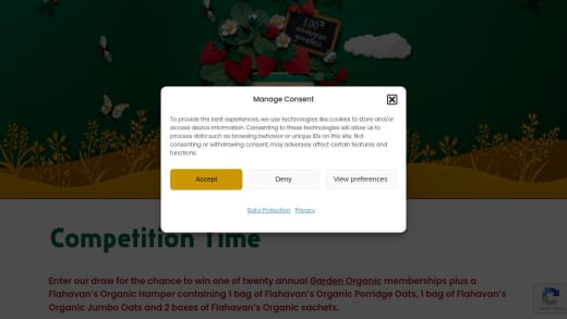 Garden Organic Membership and Flahavans Organic Hamper