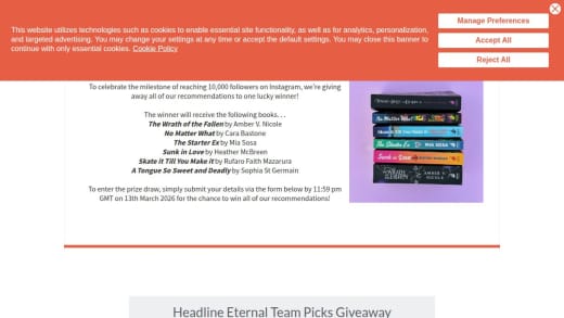 Headline Eternal Team Picks Book Bundle