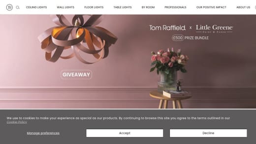 Tom Raffield and Little Greene Vouchers