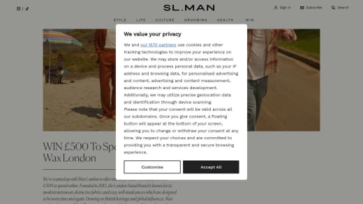 Wax London Spending Voucher