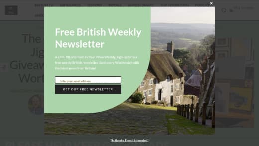 Collection of British Themed Jigsaw Puzzles