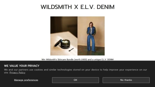 Skincare Bundle and Denim Jeans