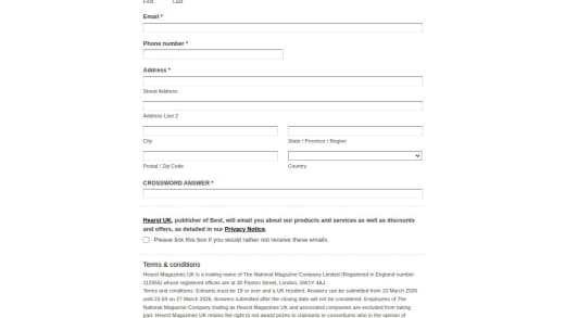 Best Magazine Crossword Issue Cash Prizes