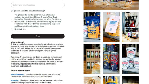 B Corp Food And Drink Hamper
