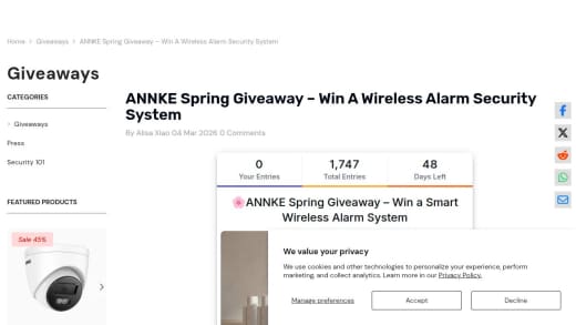 Wireless Alarm Security System