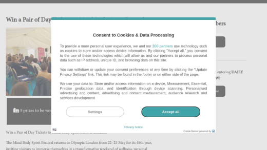 Day Tickets To Mind Body Spirit Festival