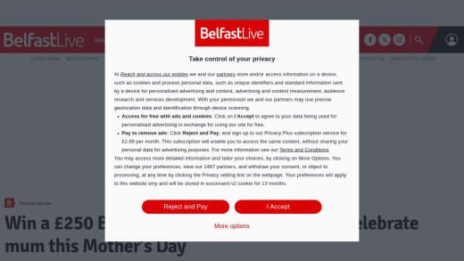 Belfast City Centre Gift Card
