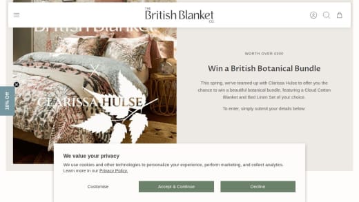 Cloud Cotton Blanket And Bed Linen Set