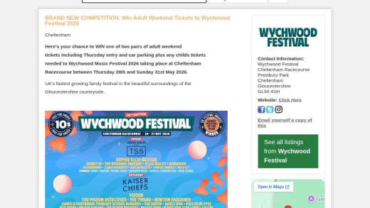 Adult Weekend Tickets to Wychwood Festival 2026