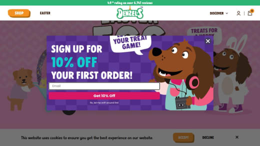 Giant Easter Egg Of Dog Treats