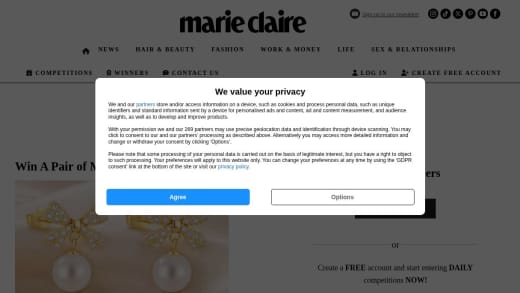 Harper Bow Studs With Pearl-Effect Drop