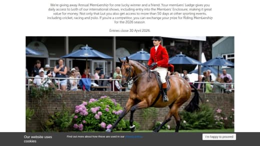 Hickstead Annual Membership For Two