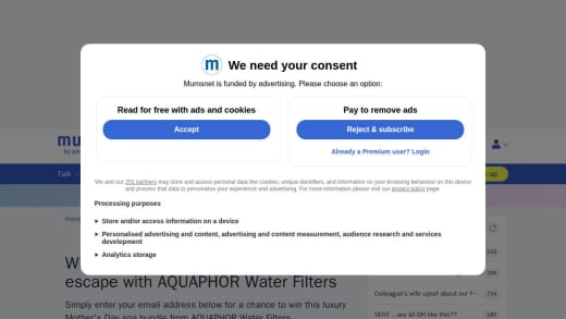 Champneys Spa Day and Aquaphor Water Filter Bundle