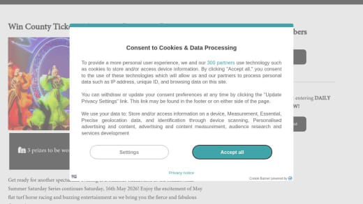 County Enclosure Tickets for Queenz at Doncaster Races