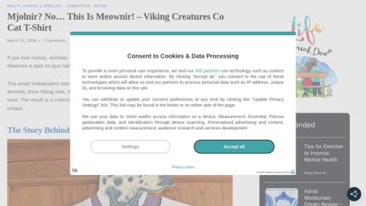 T-Shirt From Viking Creatures Co