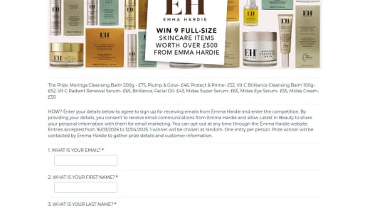 Full-Size Skincare Products From Emma Hardie