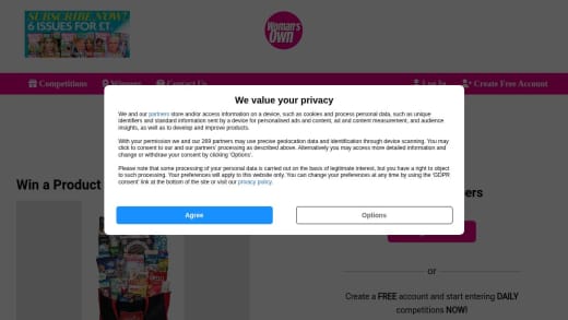 Product of the Year Goody Bag