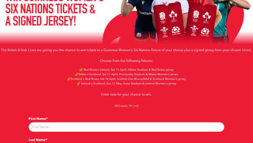Guinness Women's Six Nations Tickets and Signed Jersey