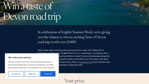 Taste Of Devon Road Trip Experience