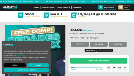 Topps Decades Premier League Hobby Box