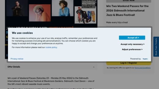 Weekend Passes to Sidmouth International Jazz and Blues Festival