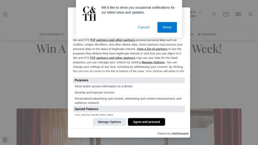 Overnight Stay For Two At Scarlet Hotel