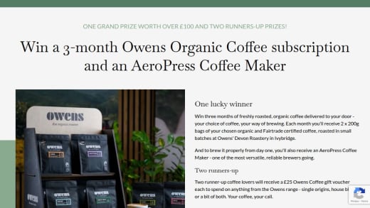 Organic Coffee Subscription and Coffee Maker