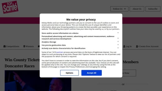 County Enclosure Tickets for Chris Moyles Live at Doncaster Races