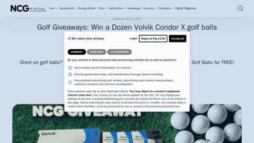 Dozen Volvik Condor X Golf Balls