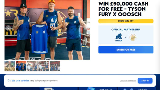 Tyson Fury Cash Giveaway